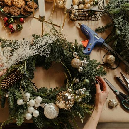 Christmas Wreath-Making