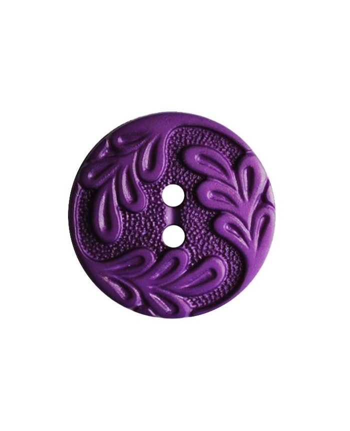 S ROUND LEAF DESIGN 14MM PURPLE (12) 286019