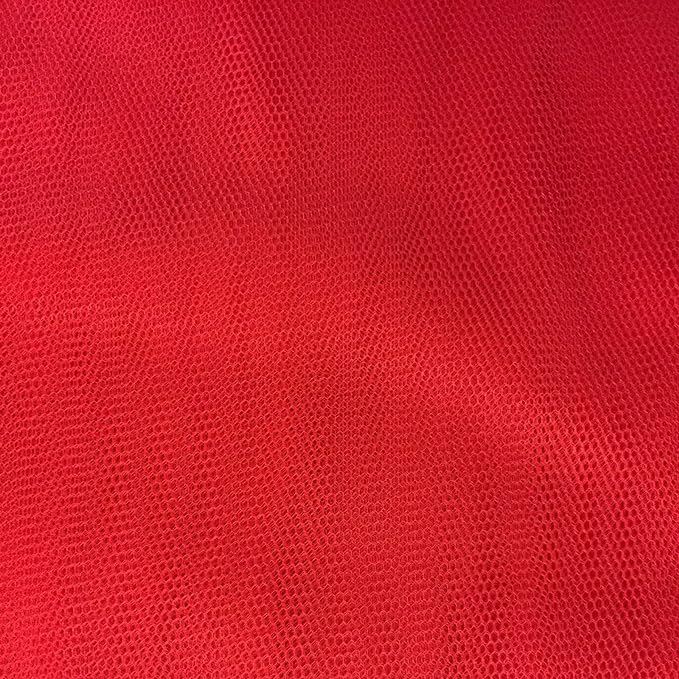 NYLON DRESS NET 150CM X 20M RED