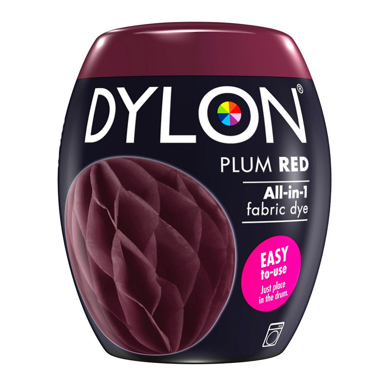 DYLON MACHINE DYE POD 350G X 3 51 Plum Red