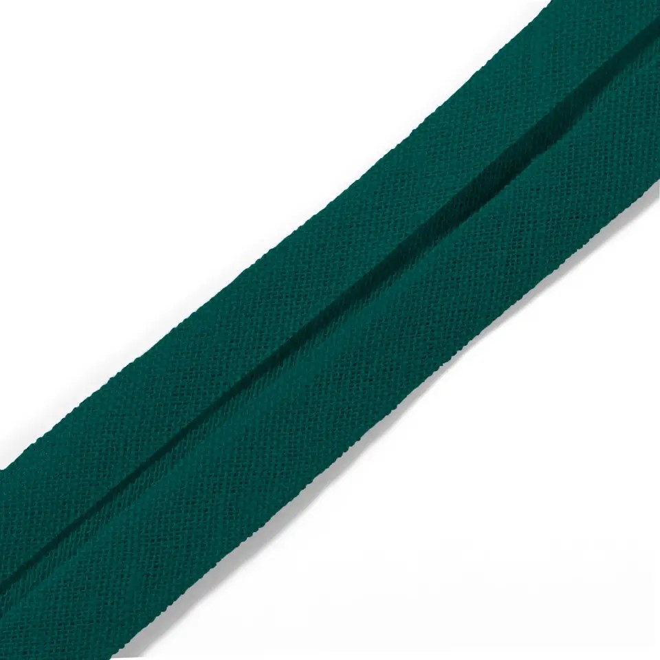 BIAS BINDING COTTON 40/20MM FIR GREEN 903346