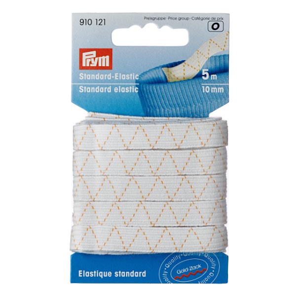 STANDARD-ELASTIC 10MM WHITE 910121