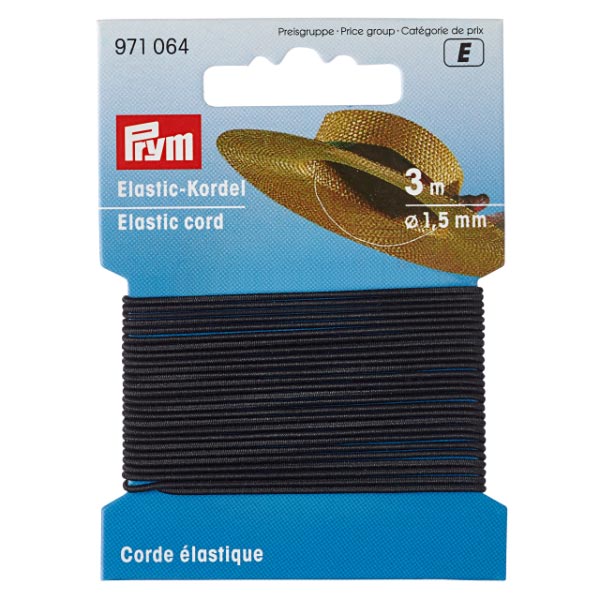 ELASTIC-CORD 1.5MM BLACK 971064