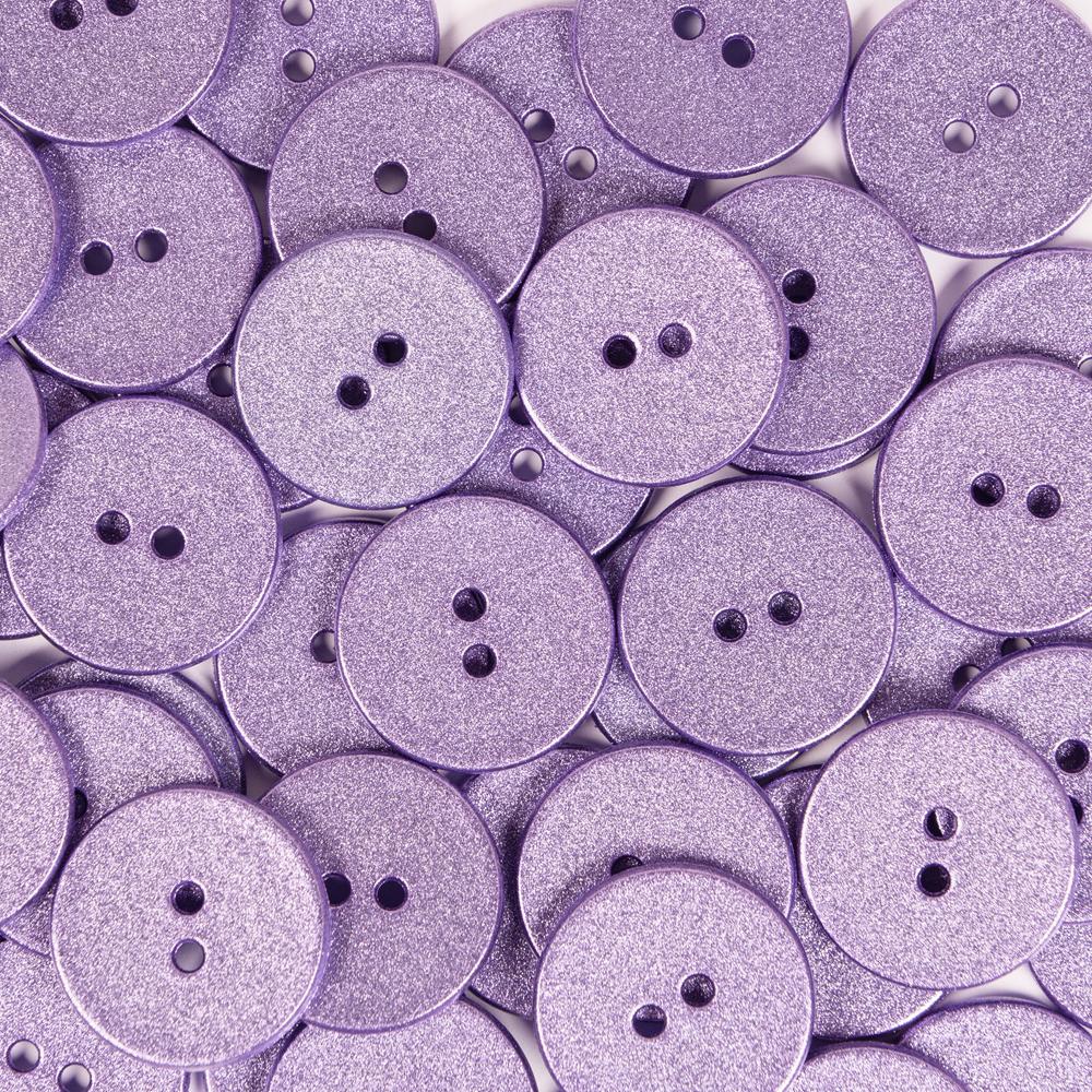 20MM 2 HOLE GLITZY 50PCS Lilac G4