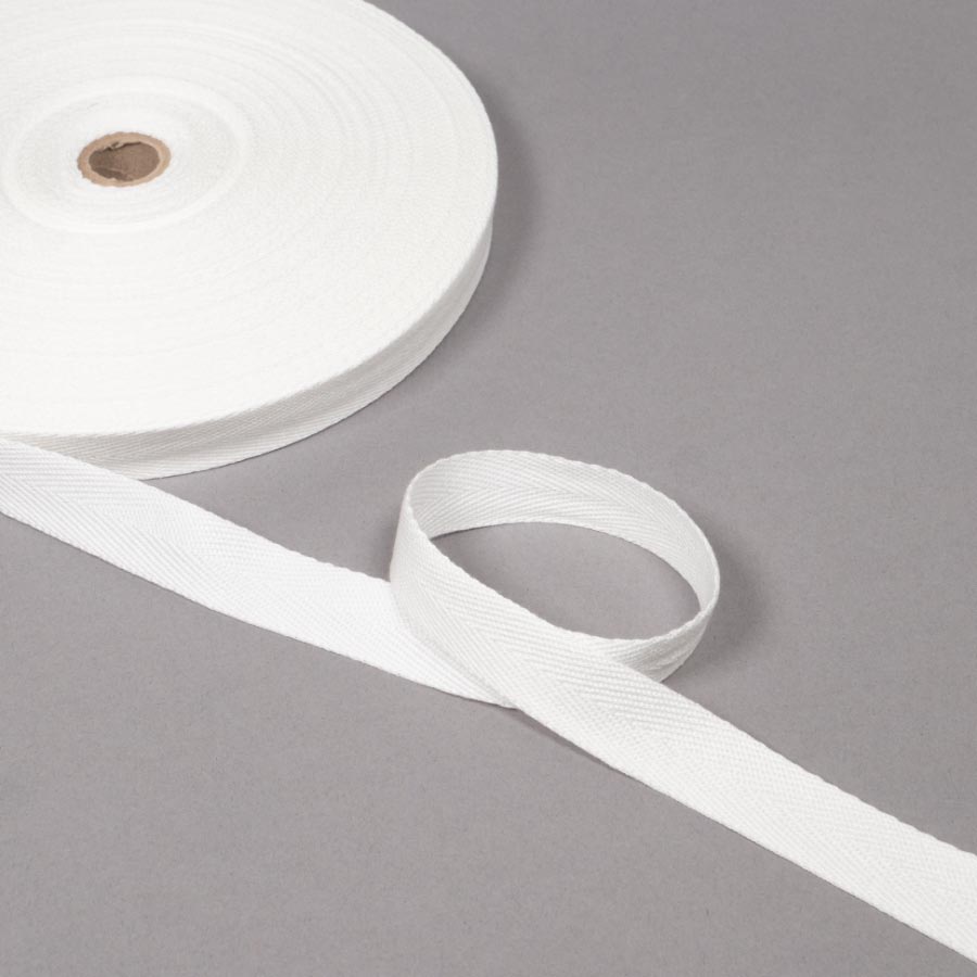 ACRYLIC WEBBING 25MMX50M WHITE