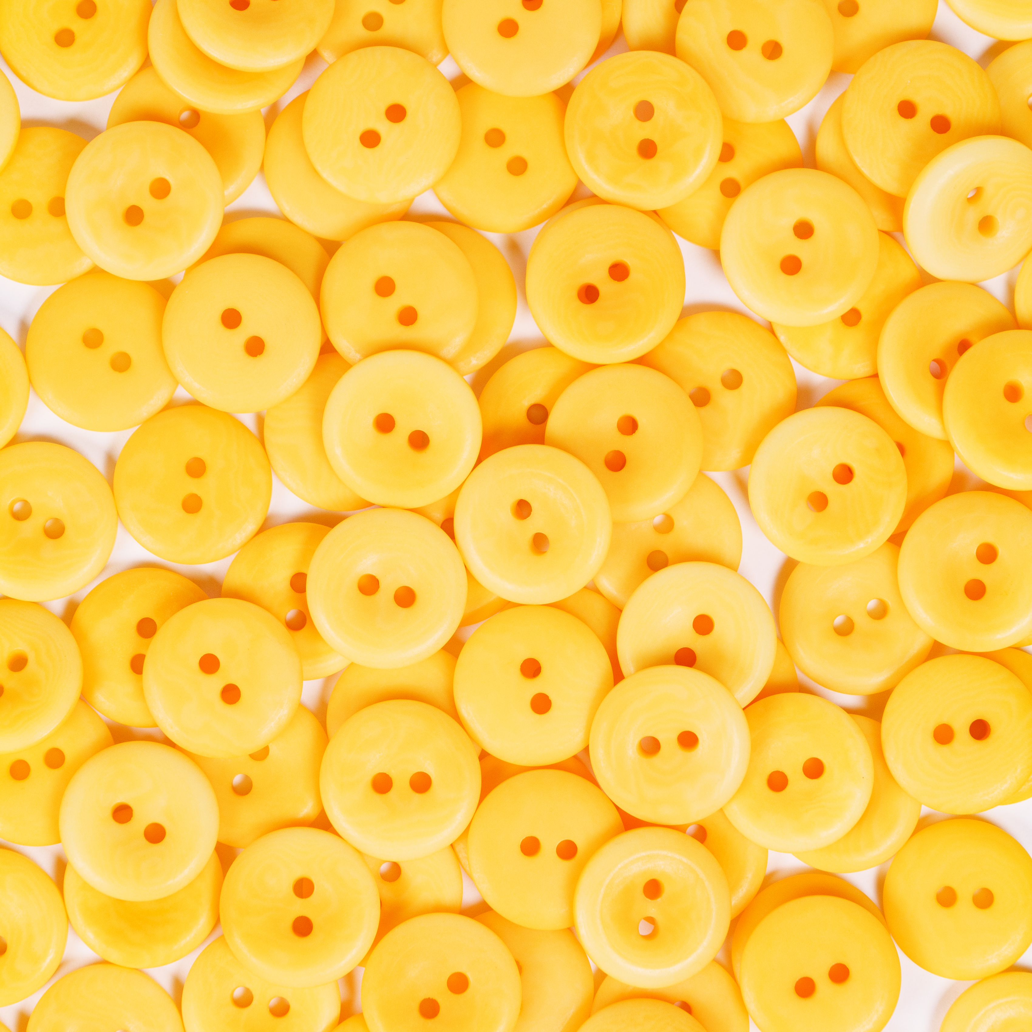 15MM 2 HOLE COROZO 50PCS Yellow