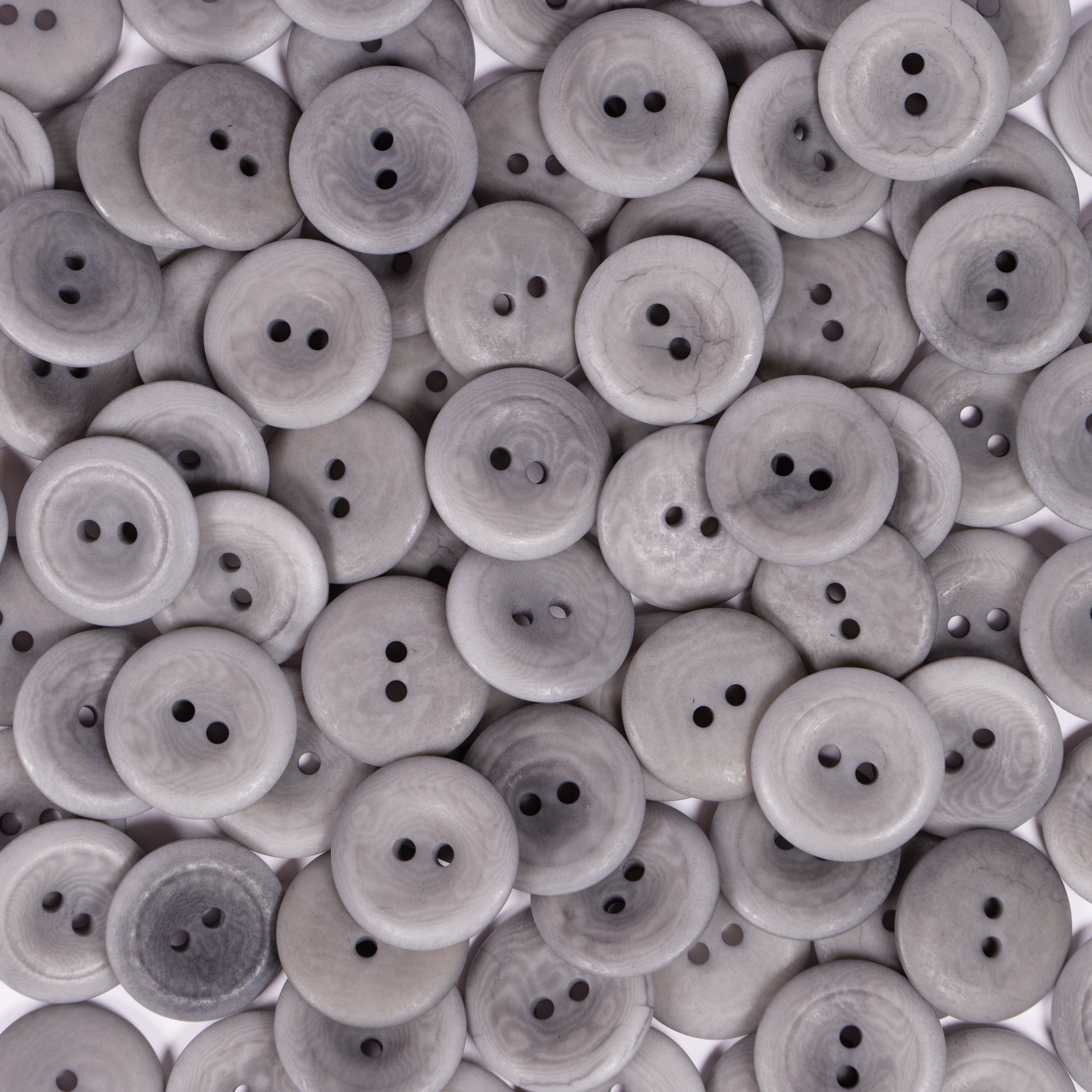 20MM 2 HOLE COROZO 50PCS 012 Grey