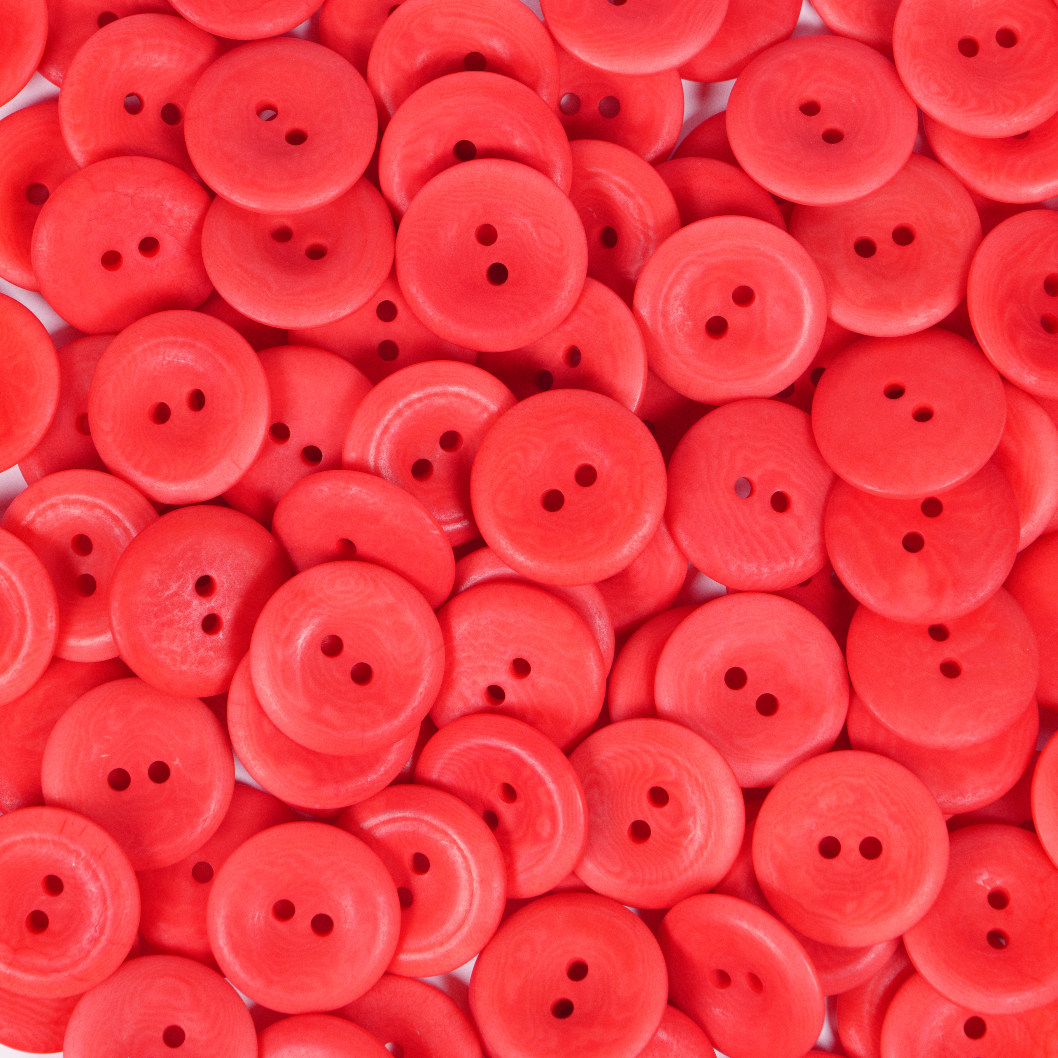 20MM 2 HOLE COROZO 50PCS 143 Red