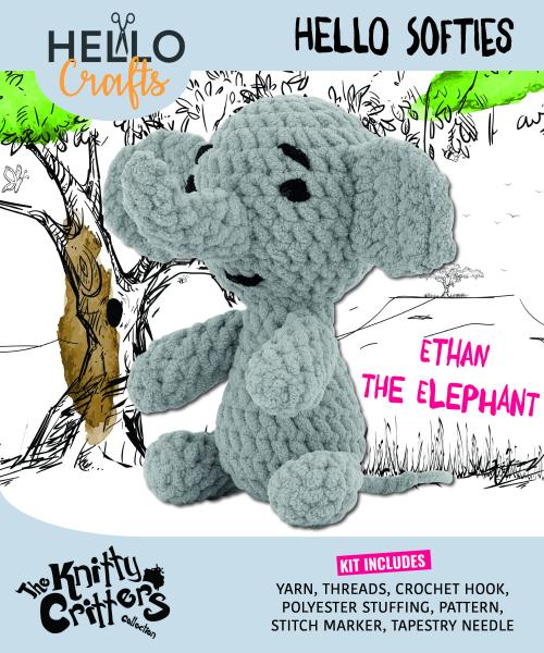 HELLO SOFTIES - ETHAN THE ELEPHANT