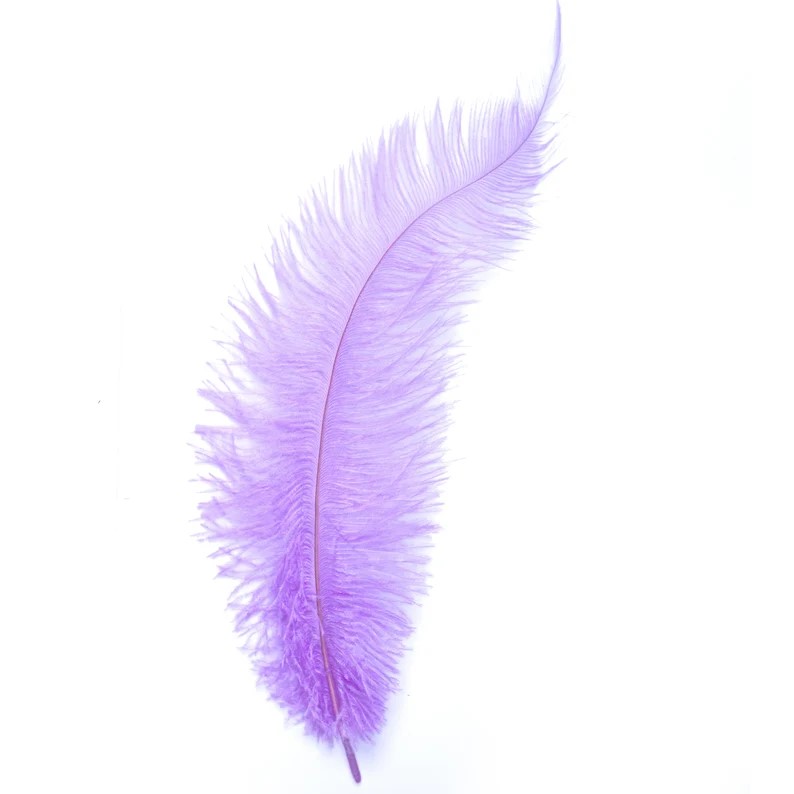 WING FLOSS OSTRICH FEATHER 4PK LILAC