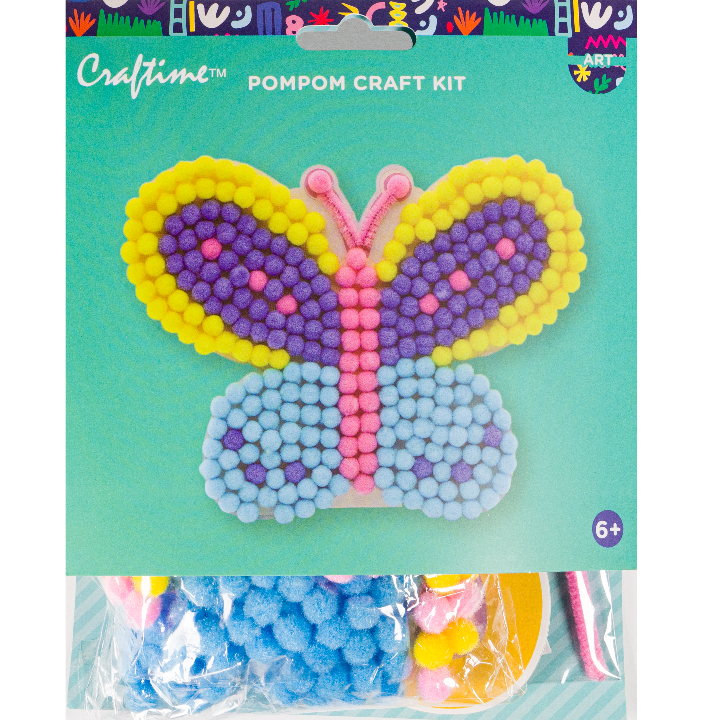 MINI POM POM KITS BUTTERFLY