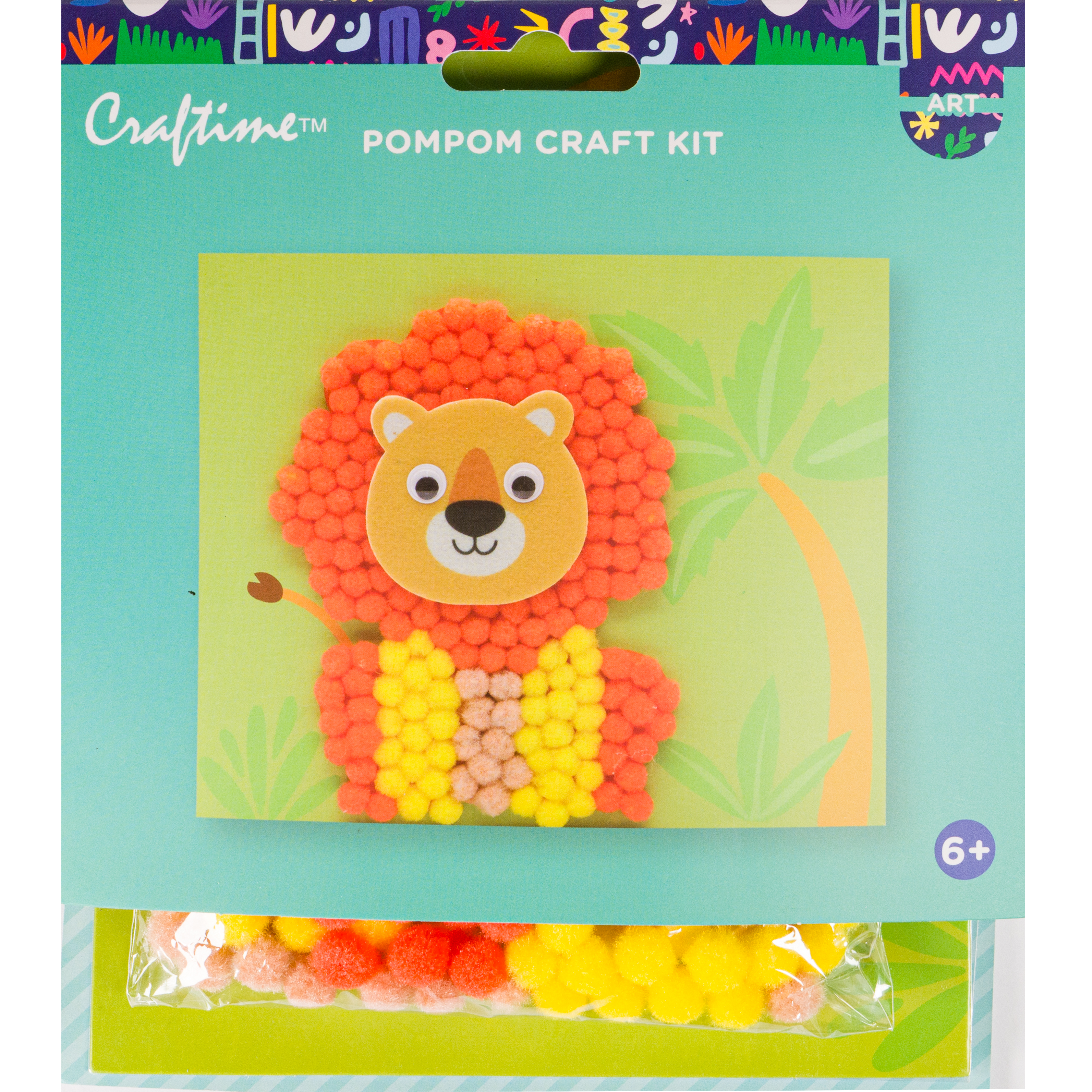 MINI POM POM KITS LION