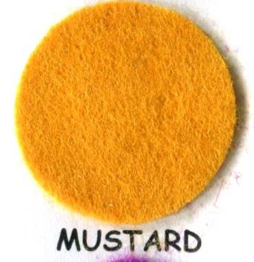 Handicraft Felt Squares 9x9 10PK MUSTARD