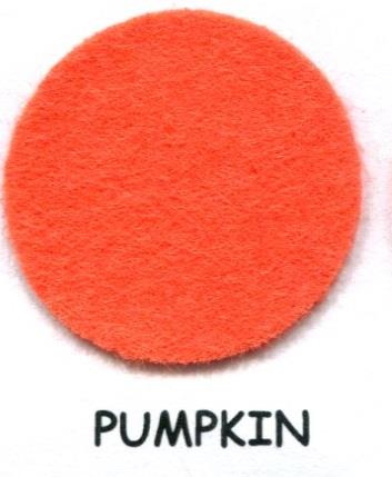 Handicraft Felt Squares 9x9 10PK PUMPKIN