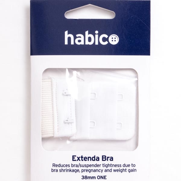 BRA BACK EXTENDER 1 1/2IN PER 5 WHITE