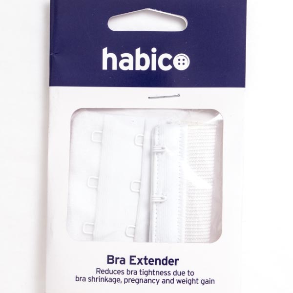 BRA EXTENDER 3IN WHITE PK 5