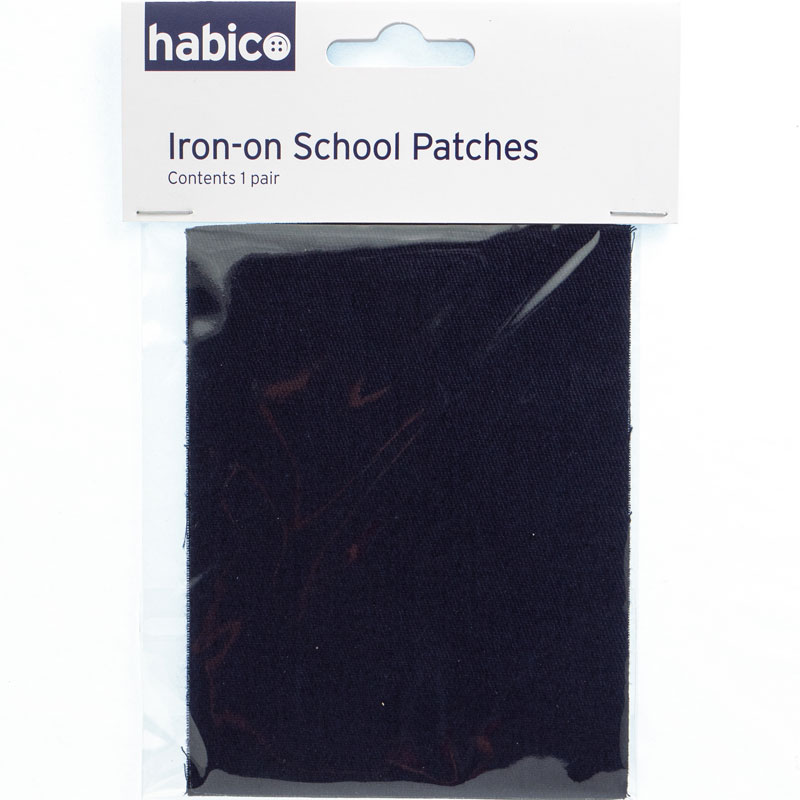 HT SCHOOL PATCHES 5 CARDS x 1 PAIR NAVY