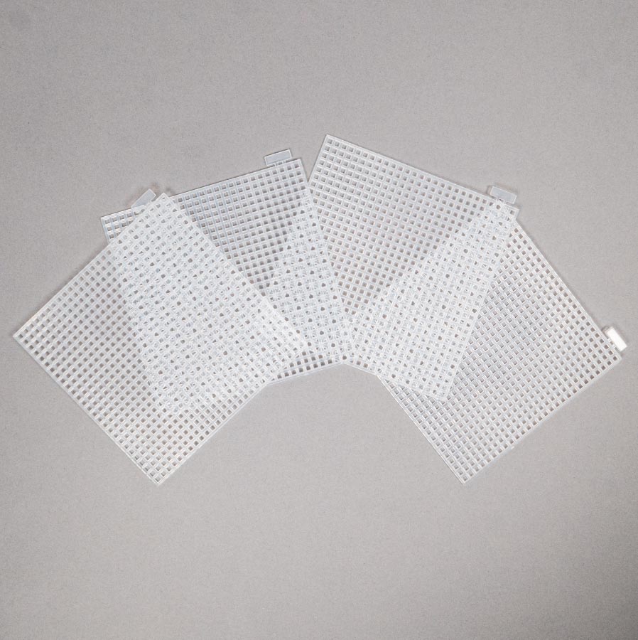 50PCS square plastic plastic mesh Stitching Plastic Sheets Plastic Canvas  Sheets