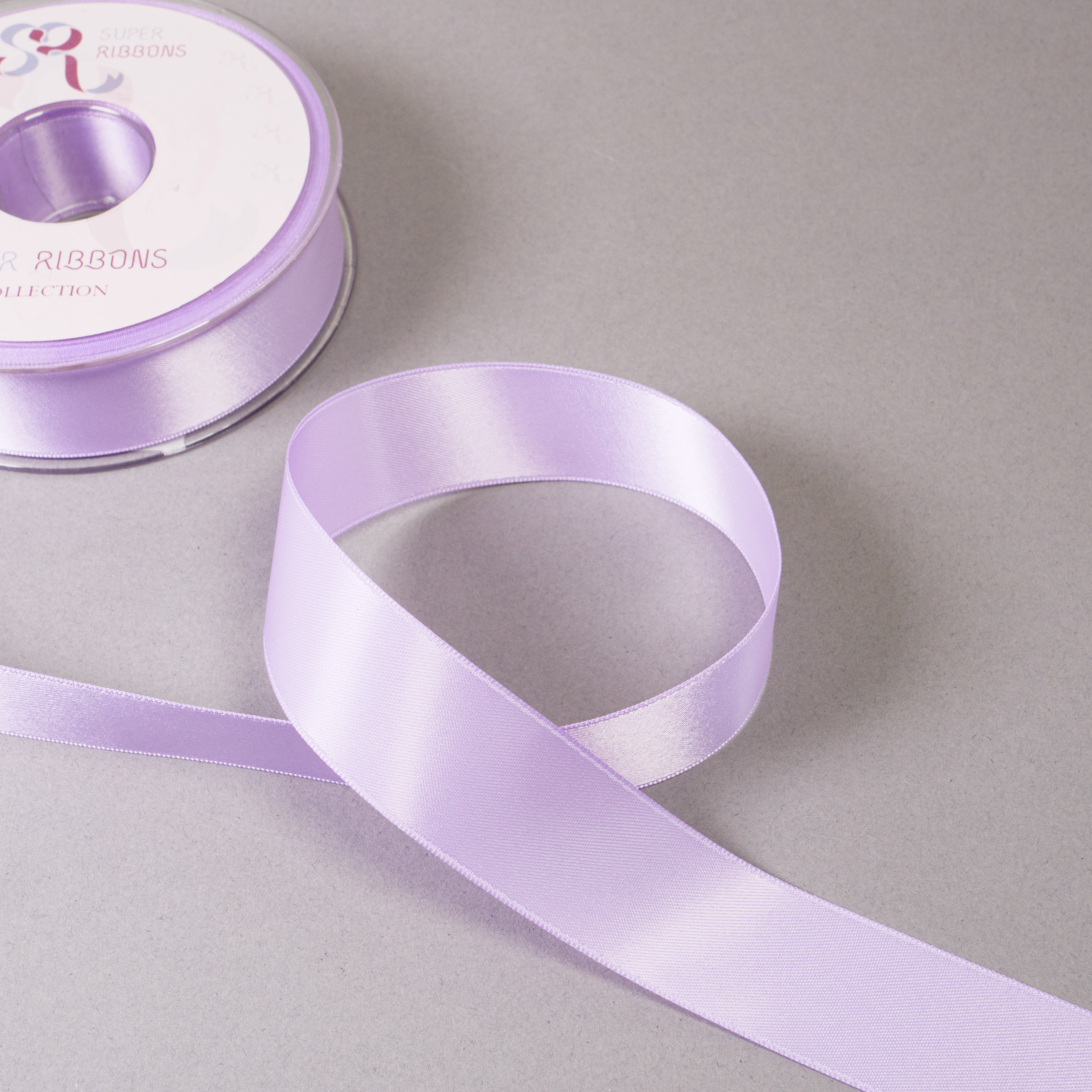 25MM HABICO DOUBLE SATIN RIBBON  - 20MTS 430 Lilac