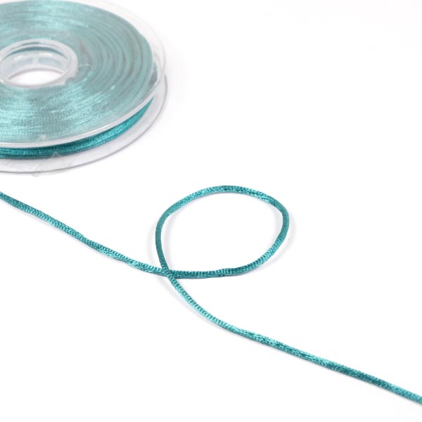 RATS TAIL CORD - 20MTS TEAL