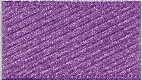 S 7MM DOUBLE SATIN RIBBON X 20M 19 Purple