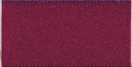 S 7MM DOUBLE SATIN RIBBON X 20M 405 Burgundy