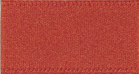 S 7MM DOUBLE SATIN RIBBON X 20M 55 Rust