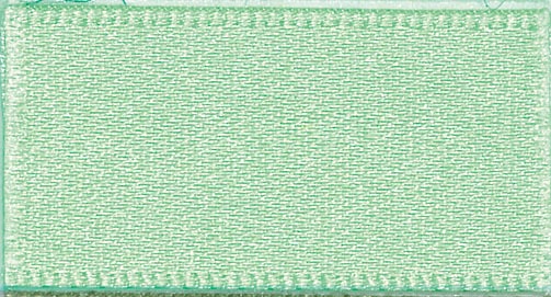 S 7MM DOUBLE SATIN RIBBON X 20M 56 Mint Green