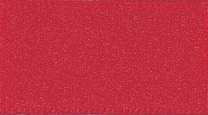 S 3MM DOUBLE SATIN RIBBON X 30M 250 Red