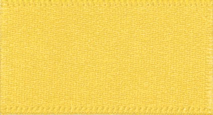 S 3MM DOUBLE SATIN RIBBON X 30M 679 Yellow