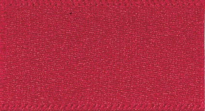 S 3MM DOUBLE SATIN RIBBON X 30M 908 Scarletberry