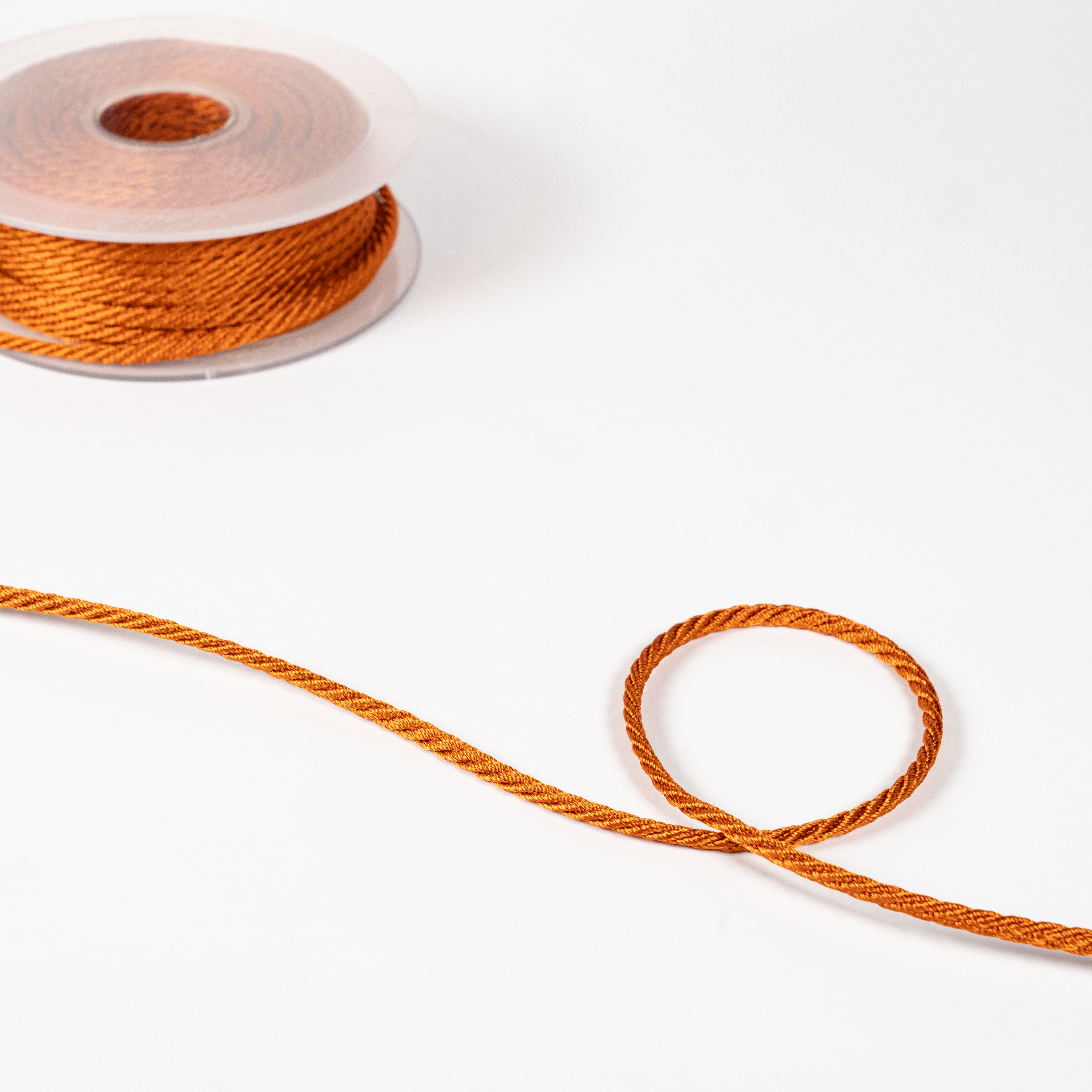 4MM RAYON SILK CREPE CORD 20M TAN 106