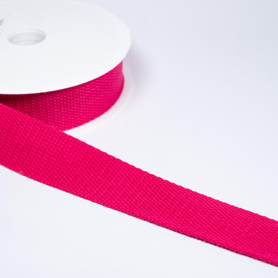 3CM COTTON WEBBING 10M 3 Fuchsia