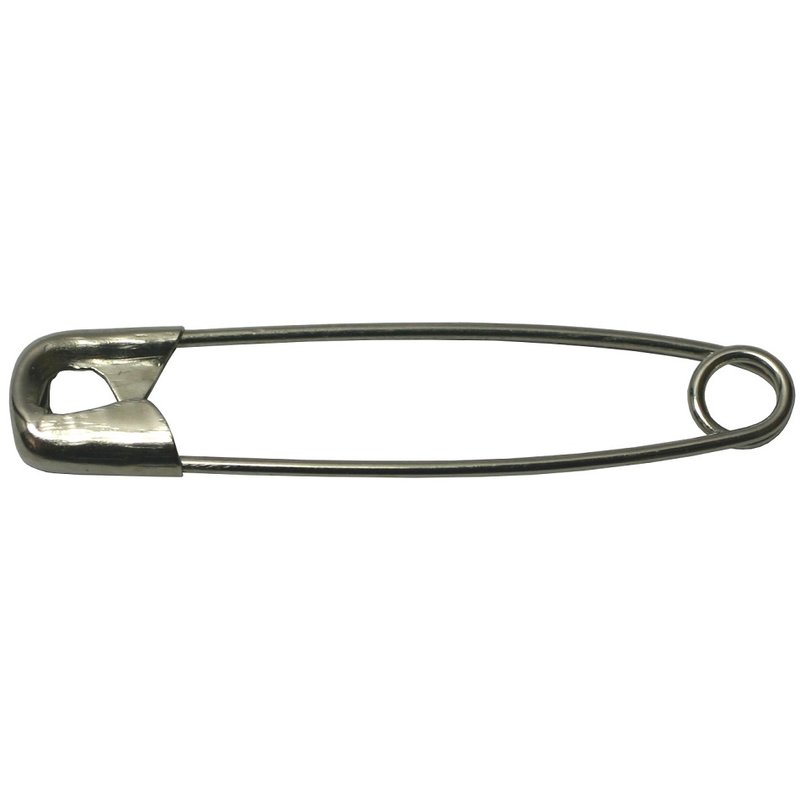 SAFTEY PINS 34MM NICKEL NO. 1 085273