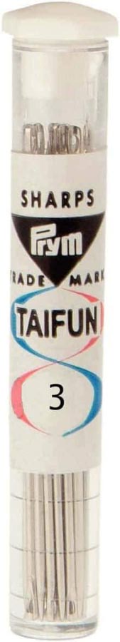 SHARPS NO.3 TAIFUN 0.90X44 MM SILVER 122203