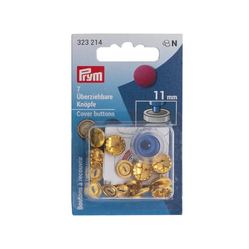 COVER BUTTONS WITHOUT TOOL BRASS 11MM GOLD 323214