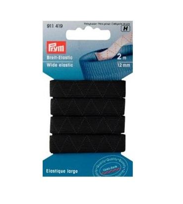 STANDARD-ELASTIC 12MM BLACK 911419