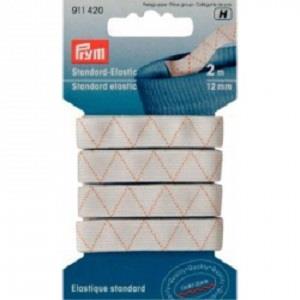 STANDARD-ELASTIC 12MM WHITE 911420