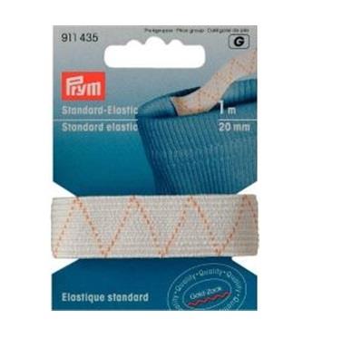 STANDARD-ELASTIC 20MM WHITE 911435