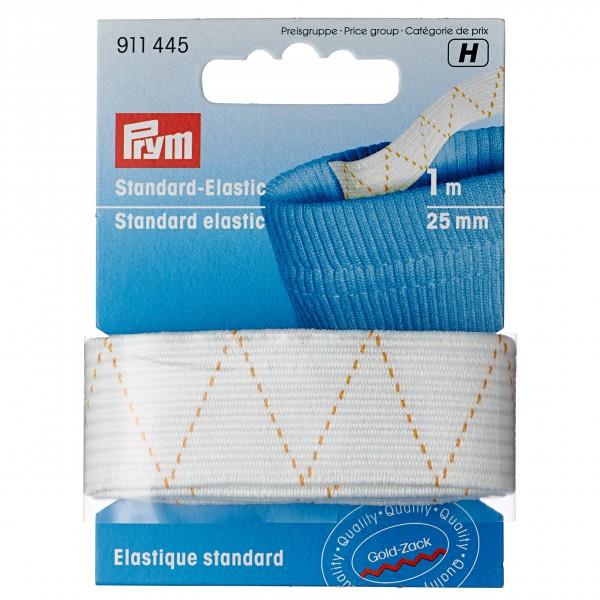 STANDARD-ELASTIC 25MM WHITE 911445