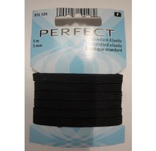 STANDARD ELASTIC BLACK 5MM X 5M 912126