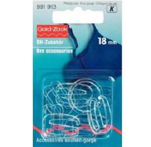 BRA ACCESS PLASTIC 18MM TRNSP ASSTD 991913