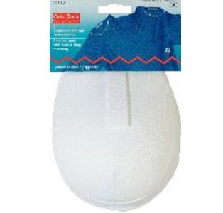 SHOULDER PADS RAGLAN WITH H&L FASTEN WHT X 993840