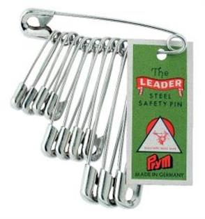 SAFETY PINS W'COIL NO. 0-3 SILVER  27/38/5 085197